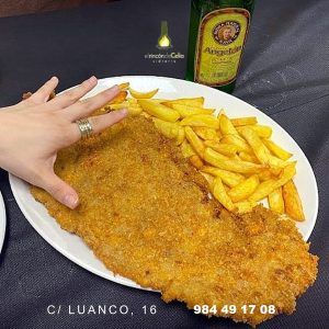 Cachopo de Cecina y Queso de Cabra